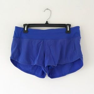 Royal Blue Lululemon Track Shorts